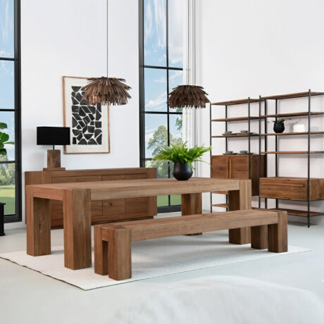 MESA MADERA MACIZA COMEDOR LÍNEA RÚSTICA MESA MADERA MACIZA COMEDOR LÍNEA RÚSTICA