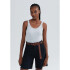 CAMISETA REGATA FEM CINZA MESCLA