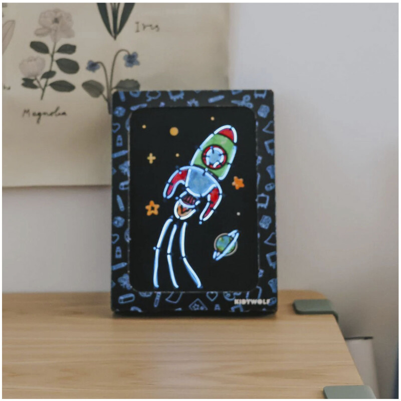 Kit de decoración de pared con luces Kidyneon Kidywolf Kit de decoración de pared con luces Kidyneon Kidywolf