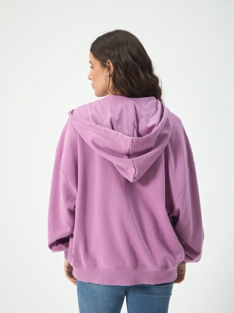 CAMPERA BOXY PATCH VIOLETA