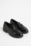 Mocasín audaz negro