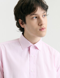 011683 CAMISA VESTIR HARRINGTON LABEL Rosado Medio