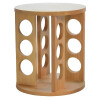 Set de 12 piezas de especieros con soporte de madera Set de 12 piezas de especieros con soporte de madera