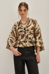 Camisa Isabella Gaelle Lurex Dorado