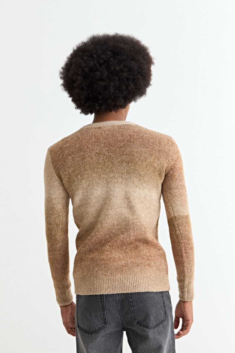 Sweater degradé TOSTADO