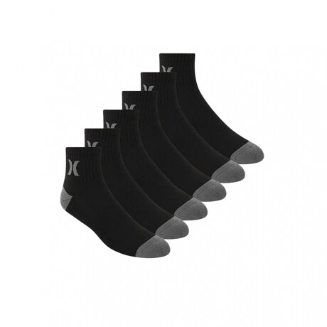 Medias Hombre Hurley 6PK - Black / White / Grey Black