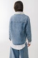 CAMPERA JEAN CROCHET Blanco