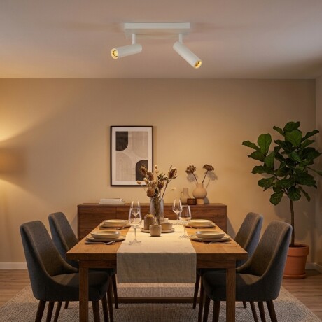 NANO ARTEFACTO MADISON ADOSAR ORIENTABLE (X2) Luminaria Nano Madison Orientable de Adosar x2 Blanco