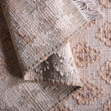 ALFOMBRA NATURAL/BEIGE YUTE Y LANA OREANT