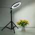 Anillo Aro Luz Led Tripode Soporte Flexible 2.2m 3 Niveles sin Control