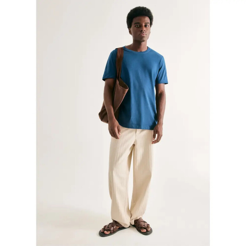 CAMISETA MM MASC AZUL ESCURO