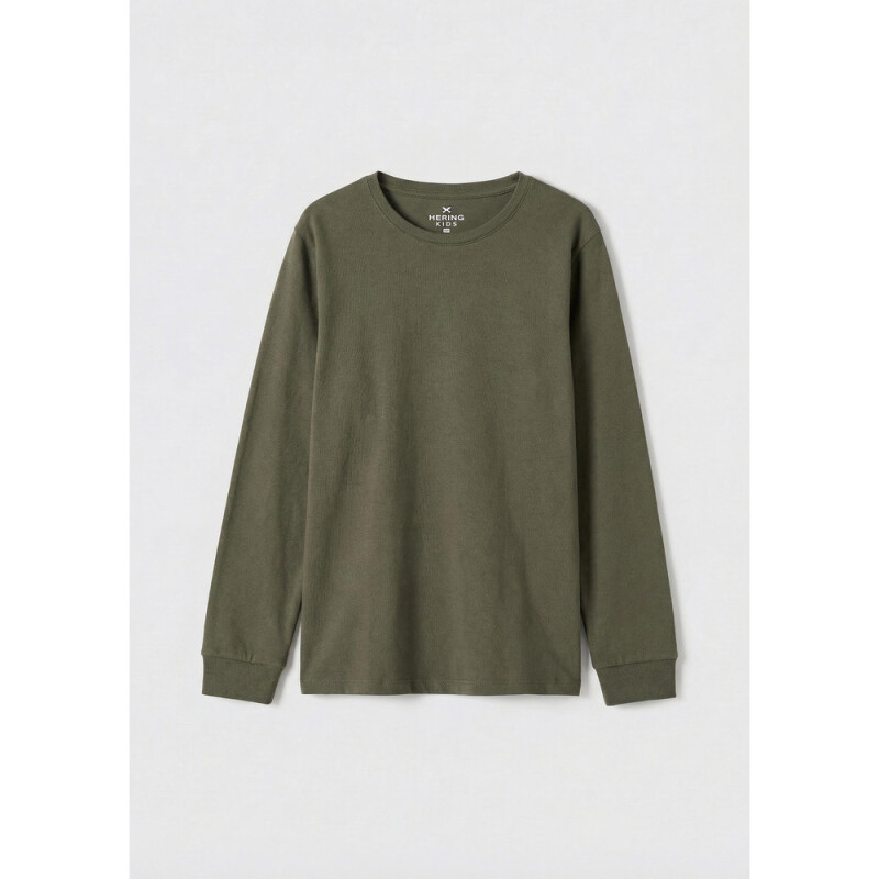 CAMISETA ML MASC OLIVA MEDIO