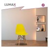 Silla De Comedor Eames Pack 4 Unidades Varios Colores Lumax Amarillo