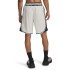 UA M Courtside Short-WHT WHT-110
