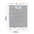 Filtro de Malla / Rejilla para Campana Extractora – 26,7 x 30,5 cm Filtro de Malla / Rejilla para Campana Extractora – 26,7 x 30,5 cm