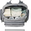Mochila maternal LUNA skip hop gris