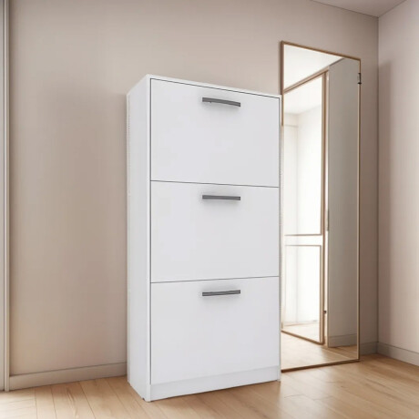ZAPATERA 3 PUERTAS ORGANIZADOR Blanco