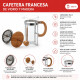 Cafetera francesa de vidrio y madera 350 ml MADERA