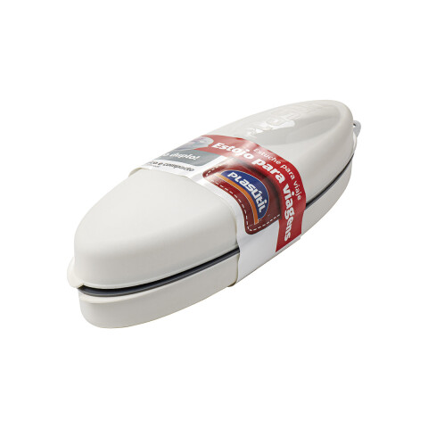 Estuche Porta Cepillos de Viaje Multiuso CREMA