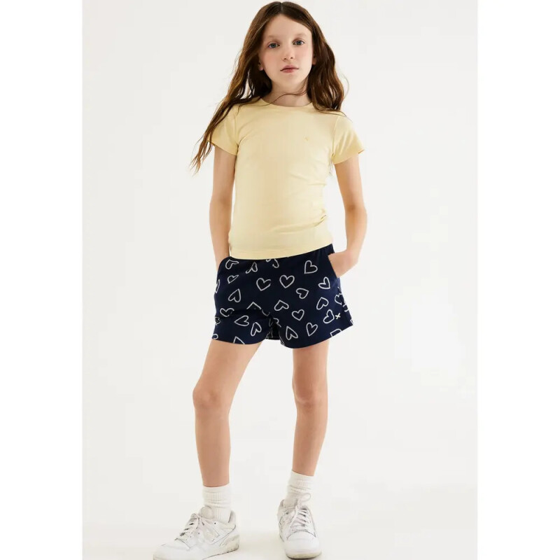 SHORTS FEM AZUL ESCURO