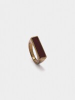 Anillo Esmaltado marron