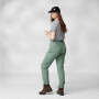 Pantalón Fjallraven High Coast Trail Trousers W Mujer Suede Brown