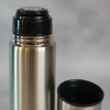 Termo Bala en acero inox de 1 lt Plateado