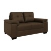 Sillón Sofá Luares 2 Cuerpos Smil Cuero Marrón Sillón Sofá Luares 2 Cuerpos Smil Cuero Marrón