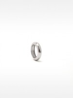 Anillo Redondeado Para Meñique - Plata De Ley 925 plateado