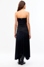VESTIDO STRAPLESS AGNES Negro