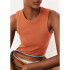 BLUSA SM FEM LARANJA ESCURO