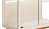 Cristalero con Luz LED DUNE - Linea Manhattan Off White