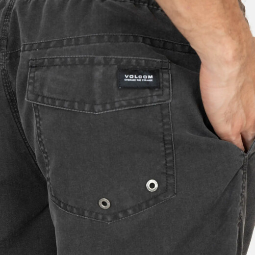 Voley Volcom Swell - Negro Voley Volcom Swell - Negro