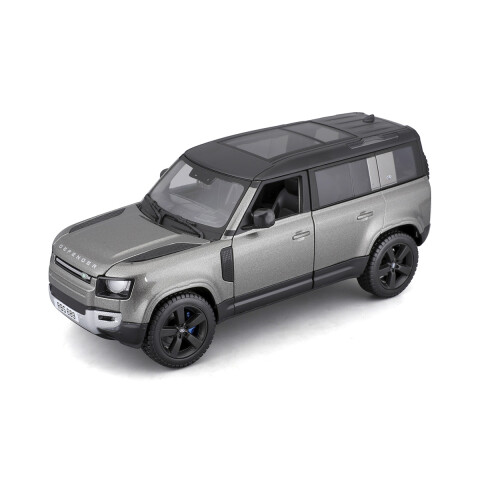 Auto de Colección Bburago Escala 1:24 Land Rover Defender 110 Gris 2022