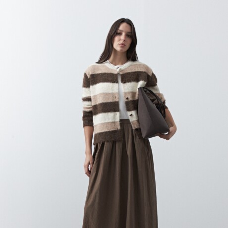 CARDIGAN FROST Chocolate