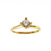 Anillo Solitario-Oro bajo-Piedra Zirconia-AN8078 conpiedra