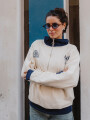 BUZO STITCH CLUB BEIGE CLARO