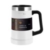 Jarra Cervecera Termica 700 ml. Blanca N/a