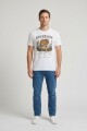 Camiseta estampada Tigre BLANCO