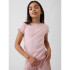 SS CAP SLV FITTED TEE_SOLIDS Pink Miscellaneous