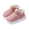 Pantufla Botita Acolchada Unisex Talle Único Pink