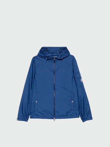 Moncler - Chaqueta Impermeable con capucha Etiache Azul Oscuro