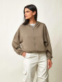 CAMPERA MOANA VERDE GRISACEO