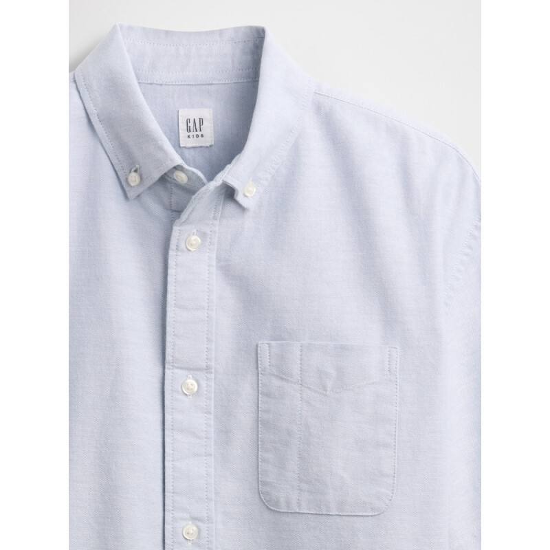 RELAXED SS OXFORD BLUE OXFORD