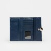 Billetera Marga en cuero graneado Marine Blue
