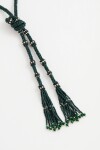COLLAR BEADS LONG Verde