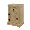 Mesa de luz 1 cajón 1 puerta Corona Madera marrón Mesa de luz 1 cajón 1 puerta Corona Madera marrón