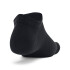 UA Essential No Show 6pk-WHT BLK-002