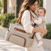 Bolso maternal striped con accesorios Bolso maternal striped con accesorios