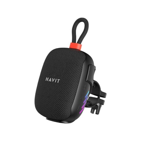 Parlante Bluetooth portátil Havit SK929BT con soporte para bici, luces RGB e IPX7 Negro Parlante Bluetooth portátil Havit SK929BT con soporte para bici, luces RGB e IPX7 Negro